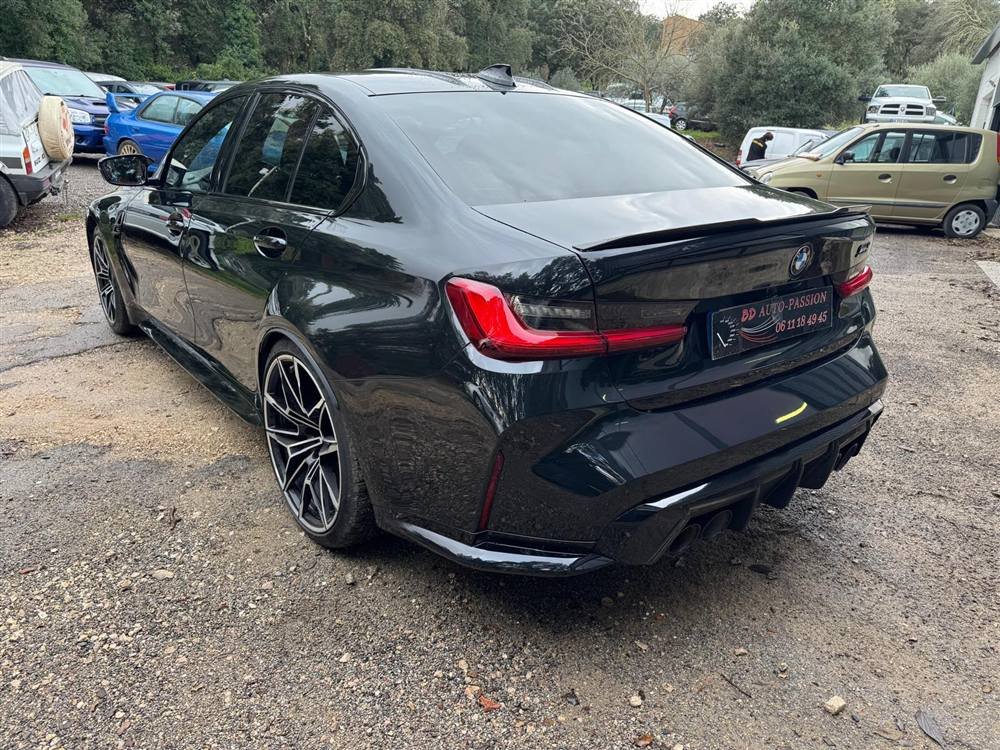 BMW M3 noire préparée par BK Auto Brillance pour un professionnel de l'automobile